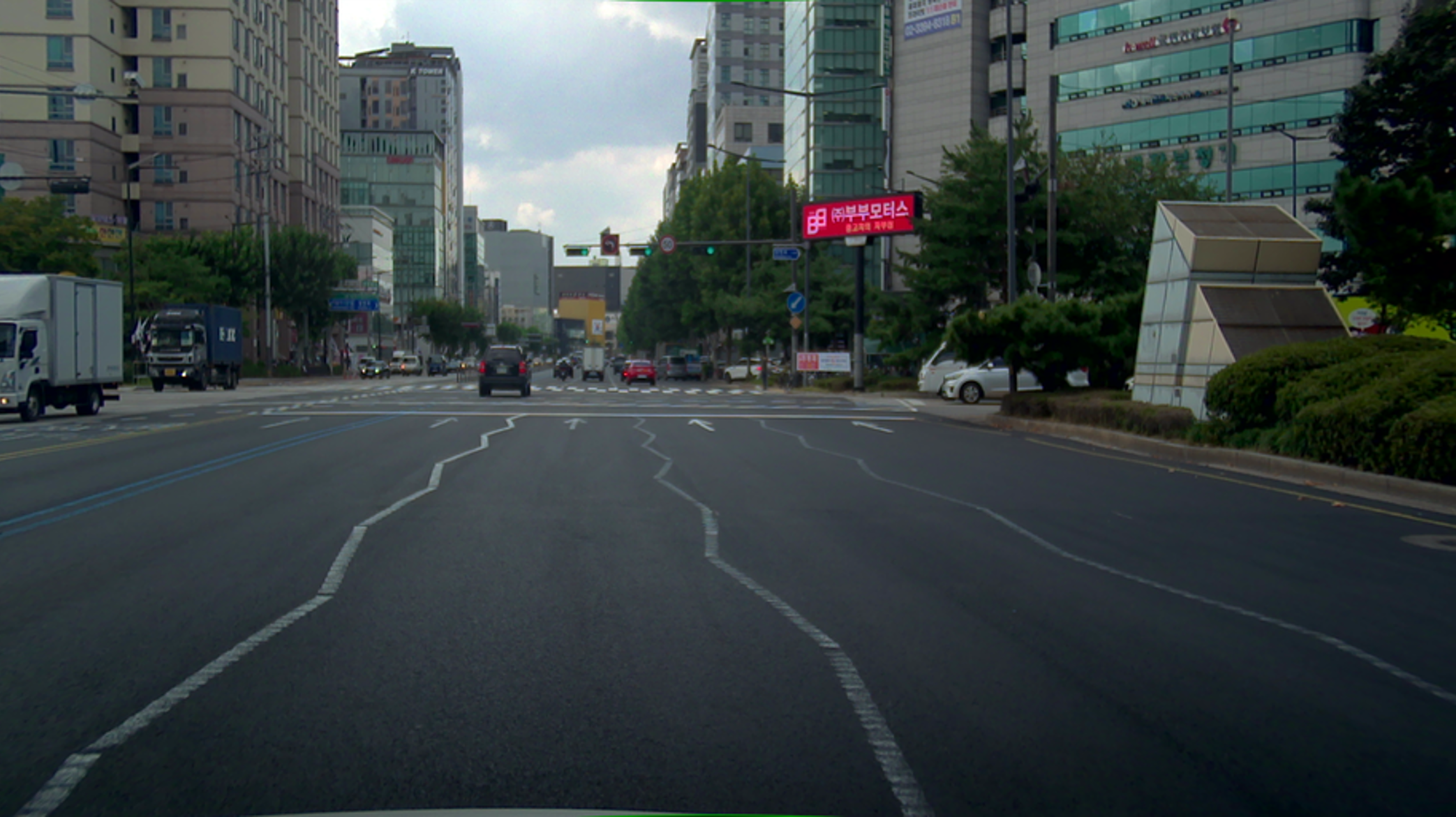 원본: 도로 주행 이미지 데이터